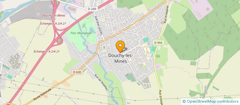localisation de l'entreprise DOUCHY BAZAR à DOUCHY-LES-MINES