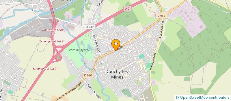 localisation de l'entreprise DOUCHY FORME ET DECOUVERTE à DOUCHY-LES-MINES