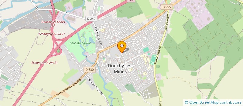 localisation de l'entreprise DOUCHY FUTSAL à DOUCHY-LES-MINES