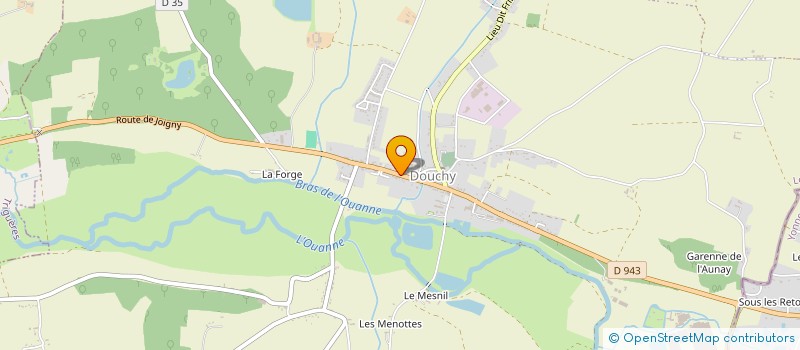 localisation de l'entreprise DOUCHY LOISIRS AMITIES à DOUCHY-MONTCORBON