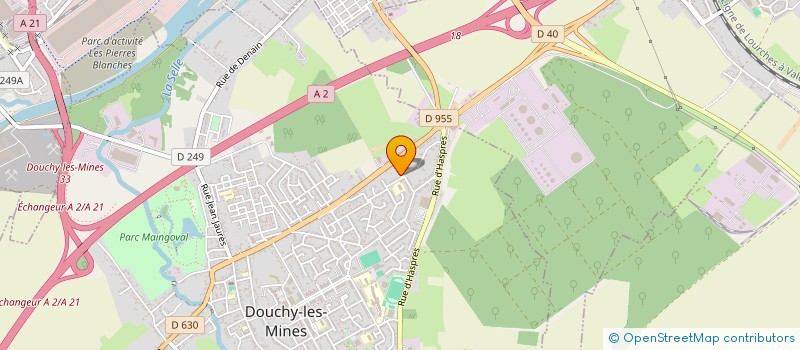 localisation de l'entreprise DOUCHY POKER CLUB à DOUCHY-LES-MINES