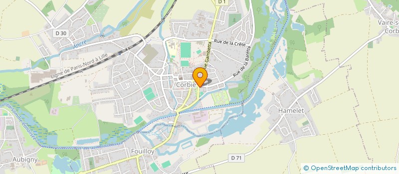 localisation de l'entreprise DOUCISIS à CORBIE