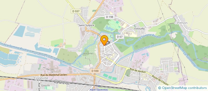 localisation de l'entreprise DOUDAVIN à HAM