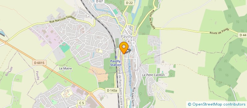 localisation de l'entreprise DOUDEMENT AMBULANCES  PAVILLY