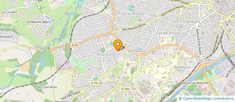 localisation de l'entreprise DOUDET FRERES SCOP à LIMOGES