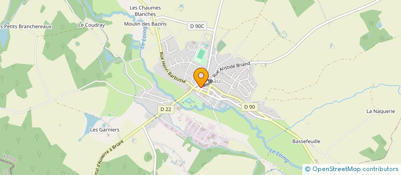 localisation de l'entreprise DOUDGE  LAUDUN-L'ARDOISE