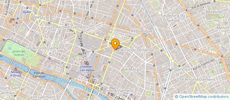 localisation de l'entreprise DOUDI à PARIS