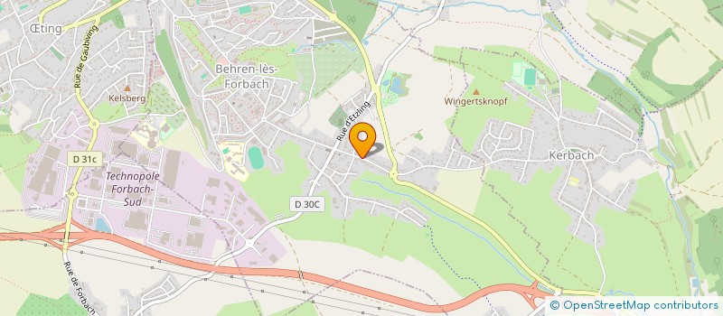 localisation de l'entreprise DOUDIMMO P&L  BEHREN-LES-FORBACH