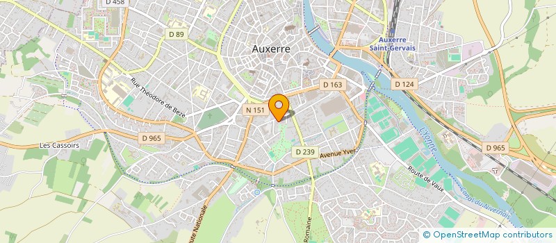 localisation de l'entreprise DOUDOU à AUXERRE