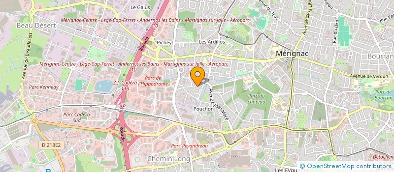 localisation de l'entreprise DOUDOU  MERIGNAC