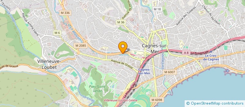 localisation de l'entreprise DOUDOU à CAGNES-SUR-MER