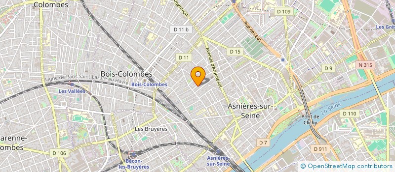 localisation de l'entreprise DOUDOU COMPANY à ASNIERES-SUR-SEINE