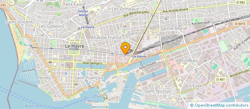 localisation de l'entreprise DOUDOU DES ILES à LE HAVRE