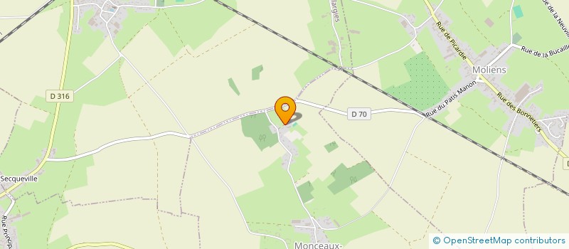 localisation de l'entreprise DOUDOU ET COMPAGNIE  MONCEAUX-L'ABBAYE