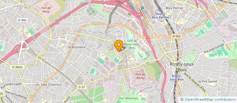 localisation de l'entreprise DOUDOU LIGHT à MONTREUIL