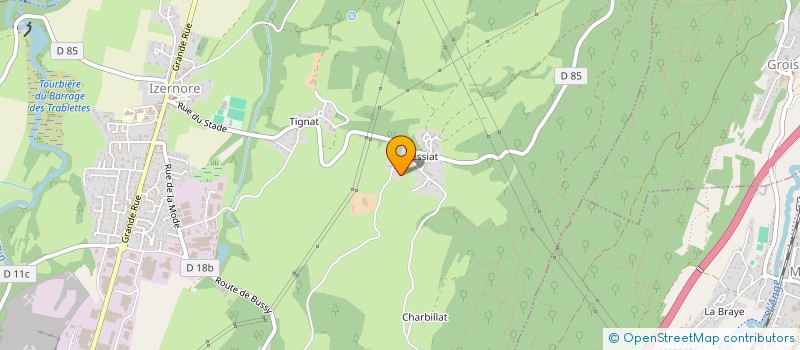 localisation de l'entreprise DOUDOU'S  IZERNORE