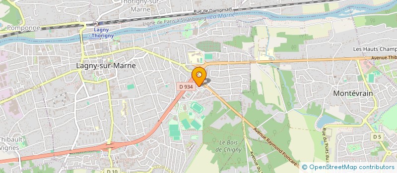 localisation de l'entreprise DOUDOU TRANSFERT  LAGNY-SUR-MARNE