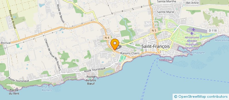 localisation de l'entreprise DOUDOUCAR à SAINT-FRANCOIS