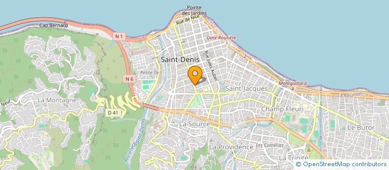 localisation de l'entreprise DOUDOULE à SAINT-DENIS