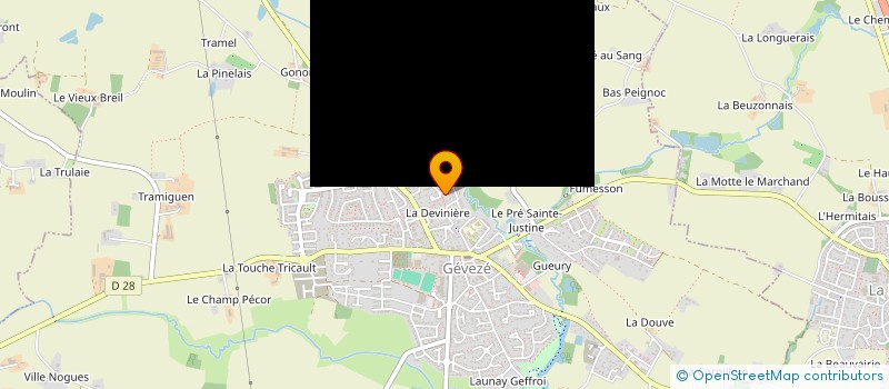 localisation de l'entreprise DOUDOUS SAIL  GEVEZE