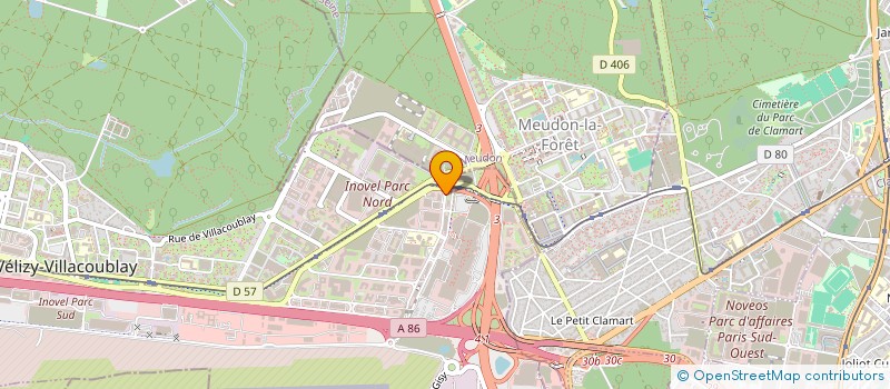 localisation de l'entreprise DOUDS  VELIZY-VILLACOUBLAY