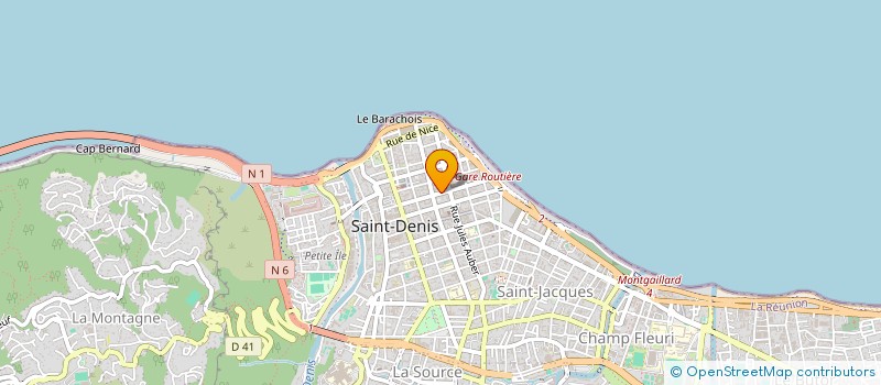 localisation de l'entreprise DOUDY à SAINT-DENIS