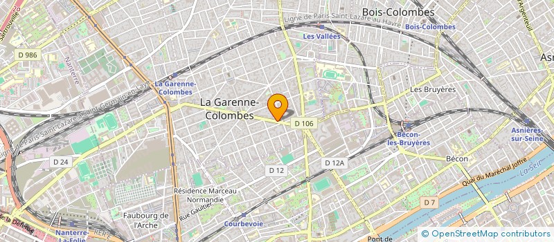 localisation de l'entreprise DOUDY RENOV à LA GARENNE-COLOMBES