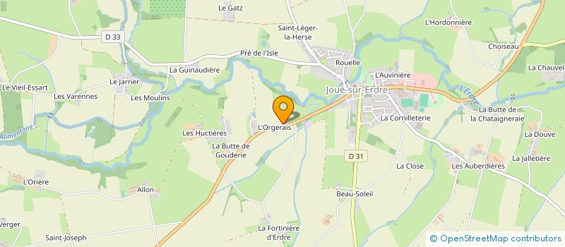 localisation de l'entreprise DOUDZ  JOUE-SUR-ERDRE