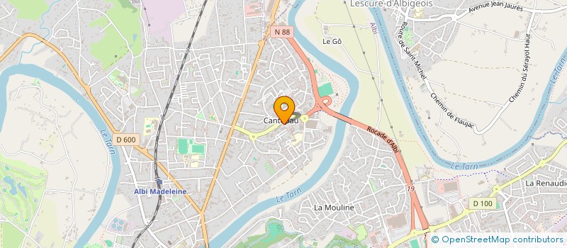 localisation de l'entreprise DOUE BLAISSON  ALBI