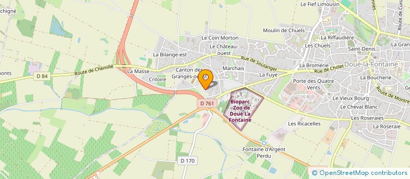 localisation de l'entreprise DOUE METHA à DOUE-EN-ANJOU
