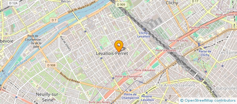 localisation de l'entreprise DOUENNELLE à LEVALLOIS-PERRET