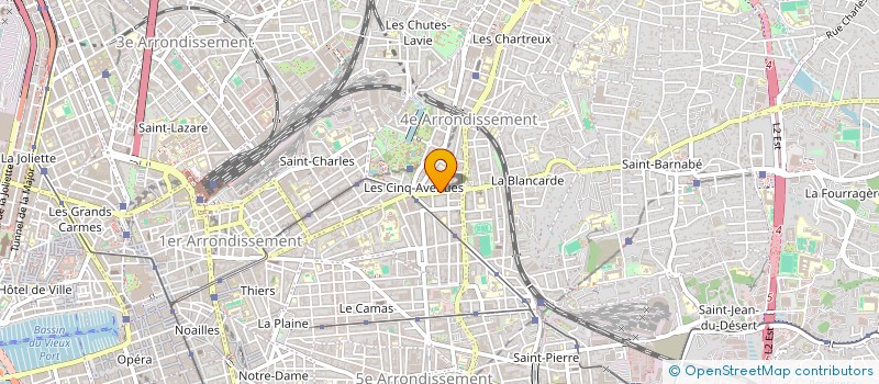 localisation de l'entreprise DOUET-CHAUSSIERE INDIVISION à MARSEILLE