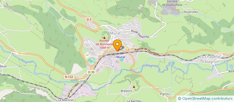 localisation de l'entreprise DOUET EXPLOITATION à MURAT