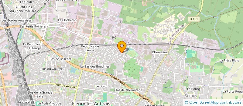 localisation de l'entreprise DOUG'S à FLEURY-LES-AUBRAIS
