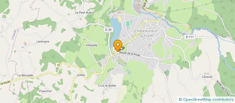 localisation de l'entreprise DOUGEDIS à CHATEAUNEUF-LA-FORET