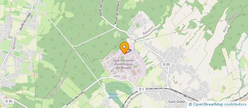 localisation de l'entreprise DOUGLAS 81  BONS-EN-CHABLAIS