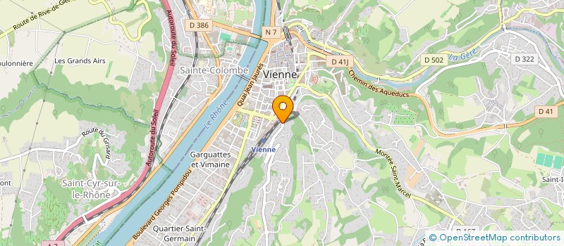 localisation de l'entreprise DOUGLAS  VIENNE