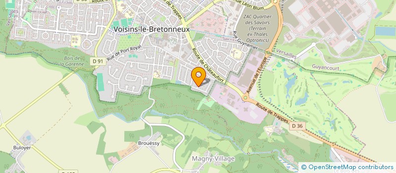 localisation de l'entreprise DOUGLAS & COMPAGNIE à VOISINS-LE-BRETONNEUX