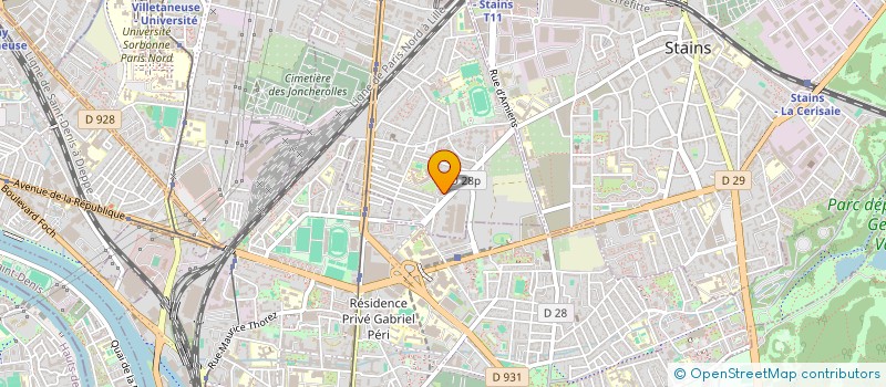 localisation de l'entreprise DOUGLAS ET ASSOCIES à PIERREFITTE-SUR-SEINE