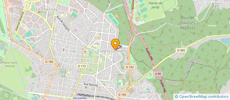 localisation de l'entreprise DOUGLAS IMMOBILIER 14-18 à VERSAILLES