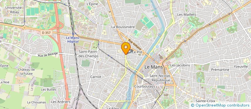 localisation de l'entreprise DOUGLAS INVESTISSEMENTS  LE MANS