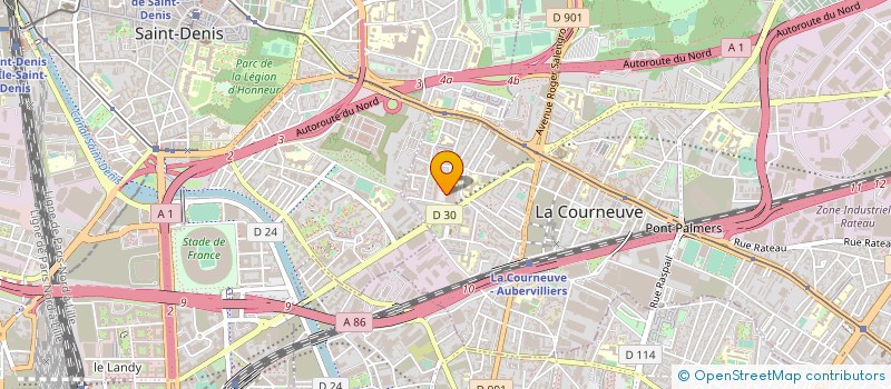 localisation de l'entreprise DOUGLAYCE à LA COURNEUVE