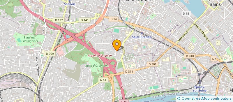 localisation de l'entreprise DOUIDI N  ARGENTEUIL