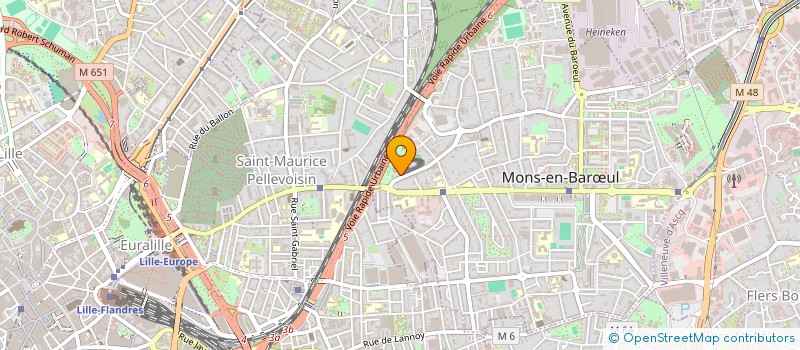 localisation de l'entreprise DOUIN ET ASSOCIES CABINET D'AVOCATS  MONS-EN-BARUL