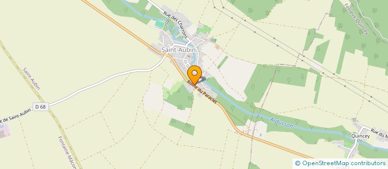 localisation de l'entreprise DOUINE ET FILS à SAINT-AUBIN