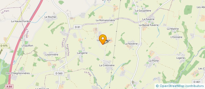 localisation de l'entreprise DOULAND  VERNIX