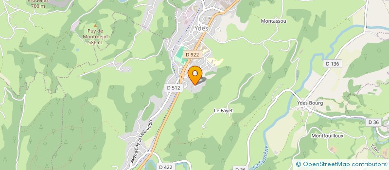 localisation de l'entreprise DOULCET CYRIL à YDES