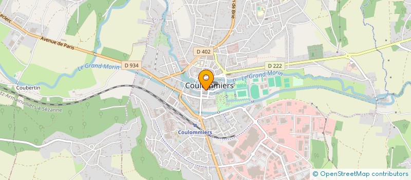 localisation de l'entreprise DOULEUR 77  COULOMMIERS