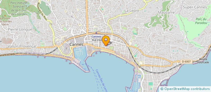 localisation de l'entreprise DOULY à CANNES