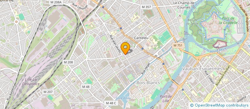 localisation de l'entreprise DOULYS à LILLE